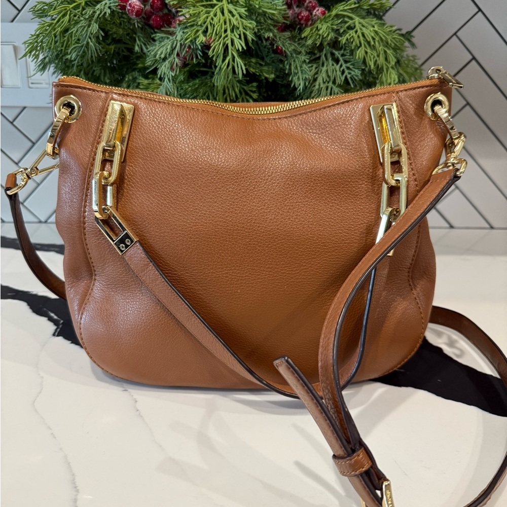 Michael Kors pebble leather shoulder / crossbody bag - Picture 3 of 8